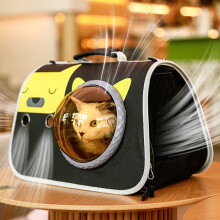 Grande borsa trasparente in rete per trasportare animali domestici, adatta a gatti e piccoli cani sotto i 4 kg