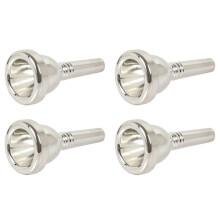 4X 12C Small Shank Trombone Silver Mouthpiece New