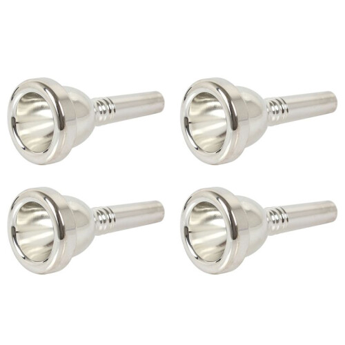 4X 12C Small Shank Trombone Silver Mouthpiece New