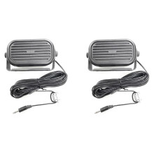 2X for SP-35 External Speaker Fits Car Radio IC-2730/ID-5100/ID-4100/IC-7100/IC-718/IC-2300H