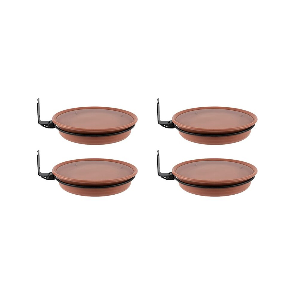 Bird Feeder Squirrel Bird Feeder Hanging Bird Feeder Bird Pond Bird Feeder Tray Fixed Bird Tray(4Pcs) 6032795655114