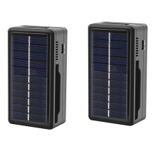 2X 18650 Batterieladegerät Multifunktionaler Solar Typ C Intelligenter Lithiumbatteriehalter für 18650 Batterieboxen