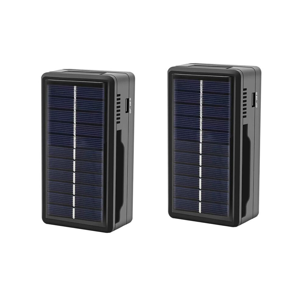 2X 18650 Battery Charger Multi Munctional Solar Type C Intelligent Lithium Battery Holder For 18650 Battery Boxs 4713783566231