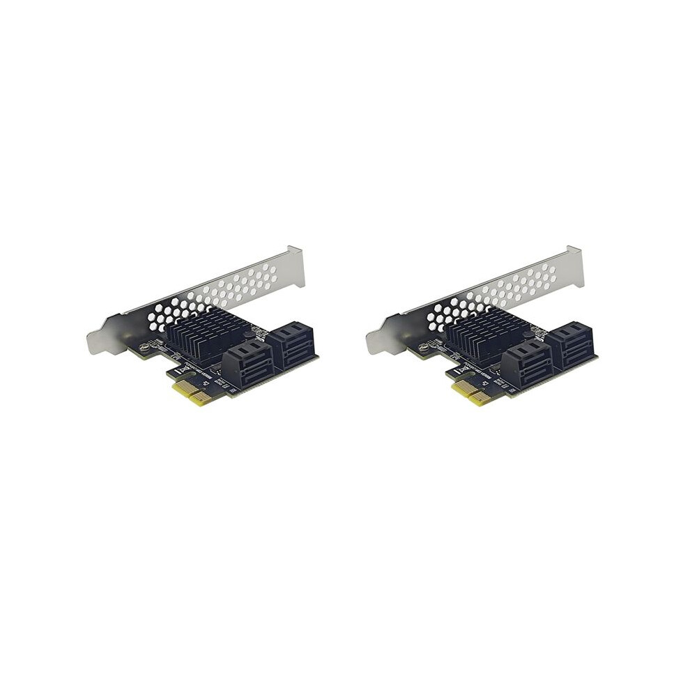 2X Sata3.0 Expansion Card To Pci-E4 Port 6G Adapter Card 88Se9215 Expansion Ipfs Hard Drive Conversion Card Hard 4712801168044