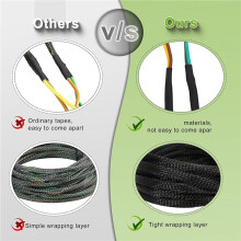 3pcs 22FT 4 Pin 5 Wire Trailer Wiring Harness,Trailer Light Kit 5 Wire 4 Pin Harness Trailer Connector Wire Plug