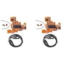 2X SI4732 V6.8 FPC-Modul+Frekvensskrivkabel för Quansheng UVK5 K6 Kortvågs Helbands-/Enkelsidbandsmottagning