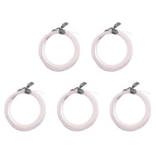 5X Transparent 4 Meters 13.1Ft 4mm X 2.5mm Pneumatic Polyurethane Air Hose Tube