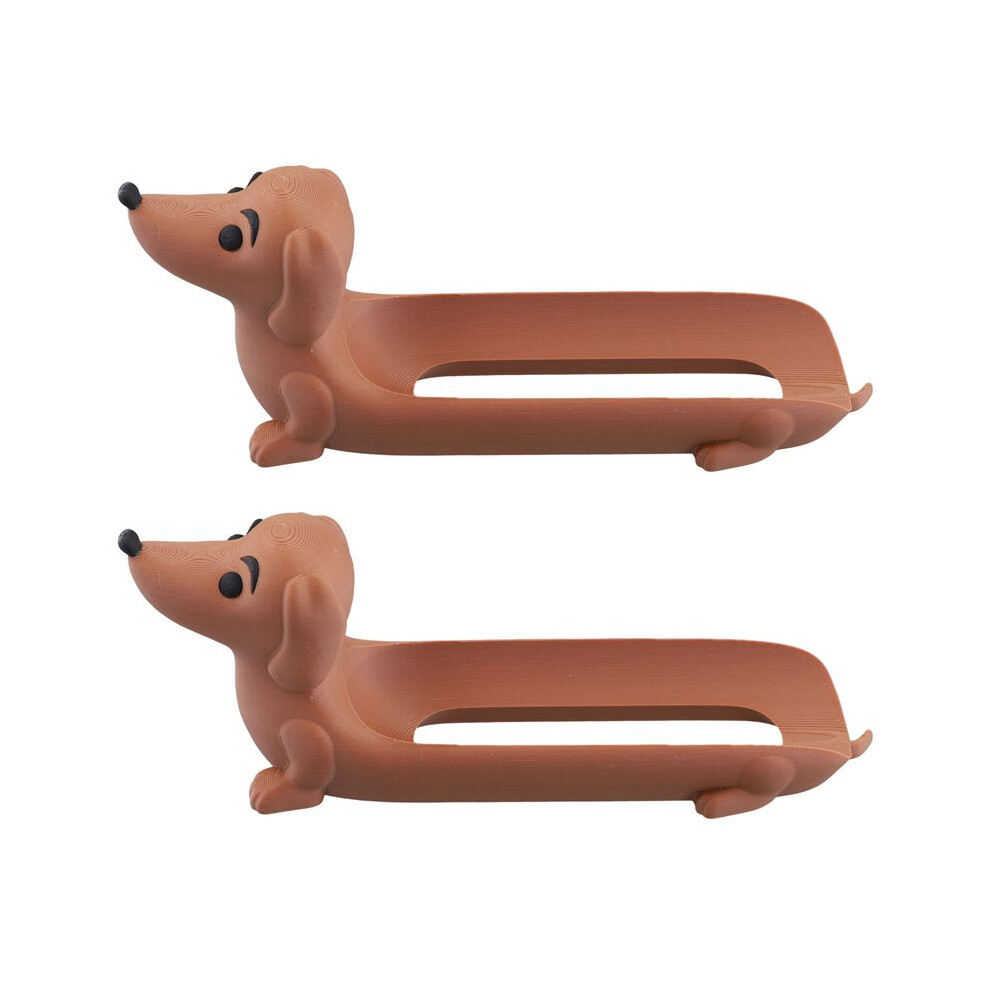 Semoic 2X Dachshund Tray Dachshund Snack Tray Hot Dog Stand Suitable For Home Restaurant Decoration