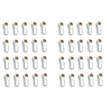 40 Pièces Métal M3 Embout de Biellette Rotule Lien Rotule pour 1/10 Crawler de Voiture Télécommandé AXIAL SCX10 Trx4 D90 CC01,3