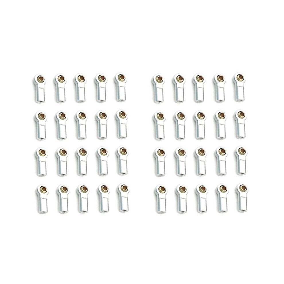 40Pcs Metal M3 Tie Rod End Joint Link For 1/10 Rc Car Crawler Axial Scx10 Trx4 D90 Cc01,3 6032982494168