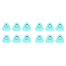 12PCS D-Ring Patch for Inflatable Boat Kayak Dinghy , D-Ring PVC Patch Stand- Paddleboard Canoe Rafting Green