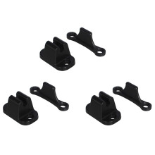 3X Kit de Retenue de Porte en Forme de T Arrêt de Porte de Retenue Loquet de Verrouillage pour Rv Caravane Camping-Car Support de Retenue de Porte de
