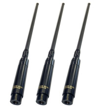 3X Walkietalkie-Antenne 144/430MHz-Antenne Telescopische Antenne met Hoge Versterking SMA-Mannelijke Antennes voor //TYT