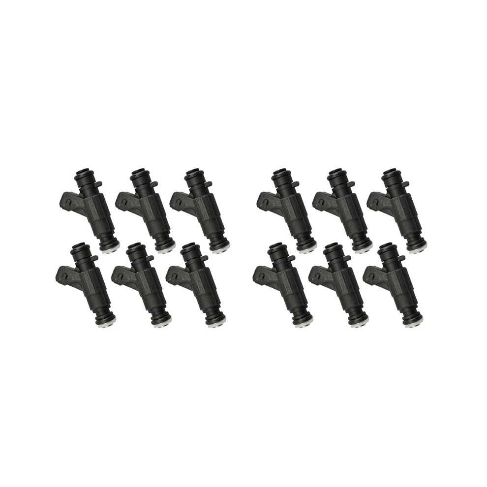 Set Of 12 Fuel Injectors A1120780049 0280155742 For Clk320 E320 C280 Ml320 3.2L 2.8L V6 1998-2000 4713518505382