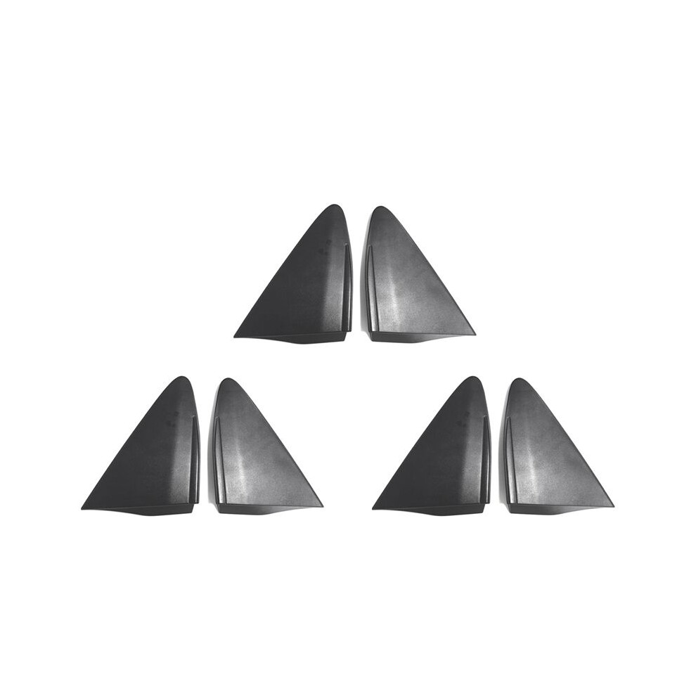 6X Rearview Mirror Triangle Cover Mirror Pillar Trim Molding For For Yaris 2015-17 Le Replacement 4712801154689