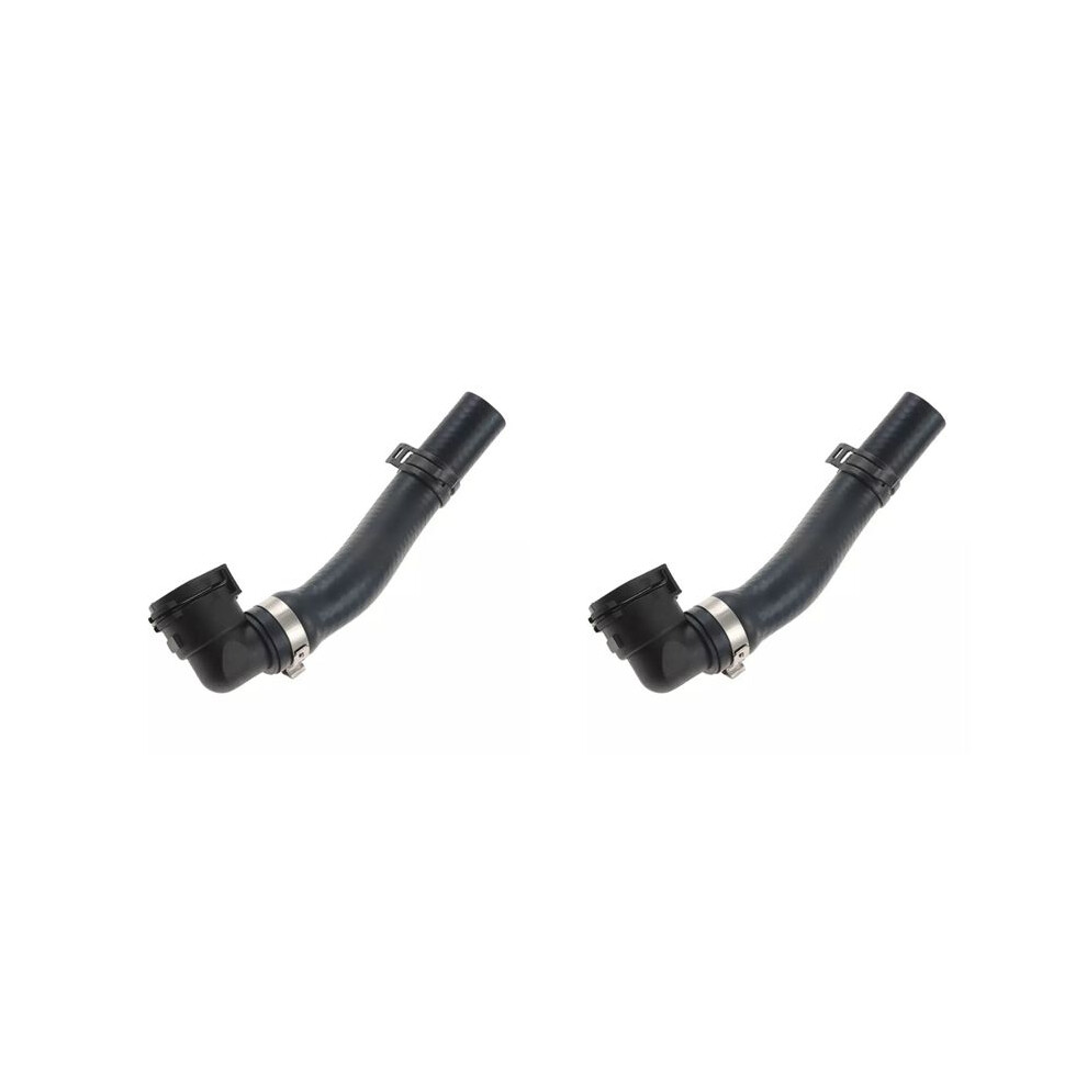 2X 11537600674 Water Tank Return Coolant Hose For R55 R56 R57 R58 R59 R60 Cooper S Jcw All4 Black 4714042038148