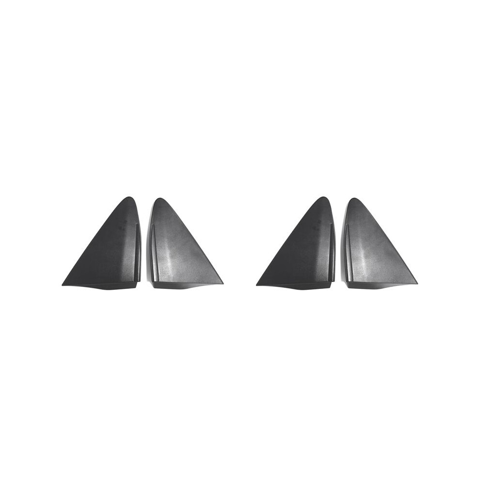 4X Rearview Mirror Triangle Cover Mirror Pillar Trim Molding For For Yaris 2015-17 Le Replacement 4714124262010