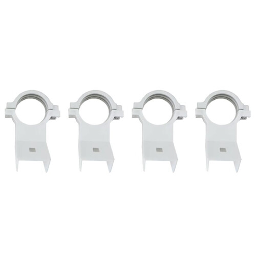 4X KU Band LNB Holder for Satellite Dishes 20mm Plastic Bracket,  for Multiple Dish Sizes