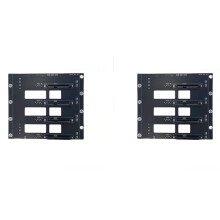 2X 6 Gbps SSD HDD SATA5.1 Harde Schijf Backplane Nas Opslagkaart Server Uitbreidingskaart Naar 4-Schijven Adapter 2 X 4D