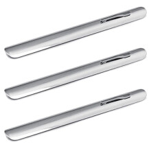 3X Balayeuse à Miettes de Table Balayeuse à Miettes de Restaurant Grattoir à Miettes en Acier Outil de Nettoyage de Bureau pour Serveurs A