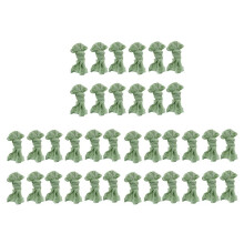 Gaas Kaasdoek Servetten Gerimpelde Dinerservetten Tafelservetten Decoratieve Stoffen Servetten (Groen, 36 Pakjes)