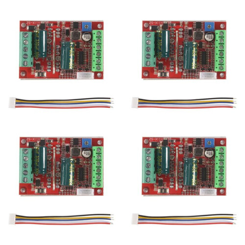 4X  6-60V 400W BLDC Three Phase  Brushless Motor Controller PWM Hall Motor Control Driver Board 12V 24V 48V