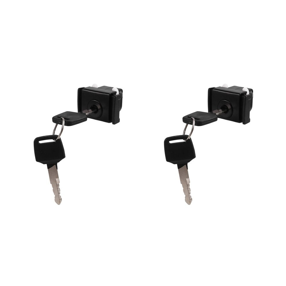 2X European Auto Spare Parts For Daf Truck Trunk Lock 0389537 Black 6034019131855