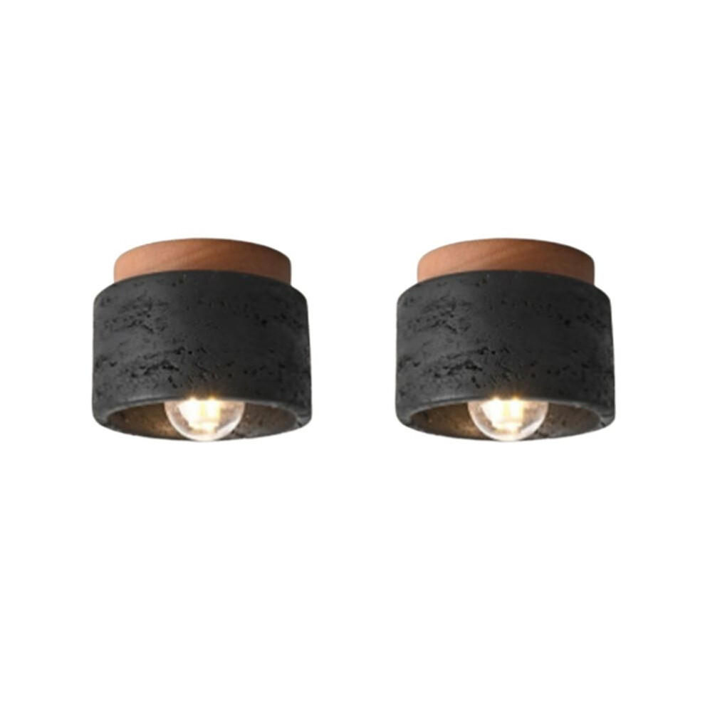 2X Japanese Style Wabi-Sabi Ceiling Light E27 Three Color Dimming For Kitchen Hallway Living Room Study Hall Tea Room A 4714260952394