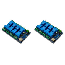 2X 8 Channel Relay Module 30A DC7-28/5V WIFI Relay Module ESP32-WROOM Development Board