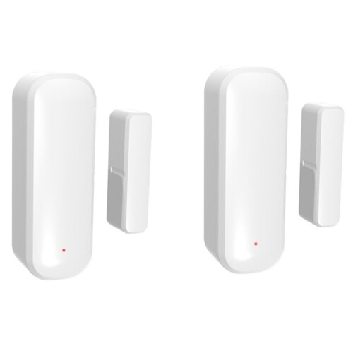 2X Tuya Zigbee Door Window Sensors Wireless  Life Magnetic Door Sensor APP Remote Control