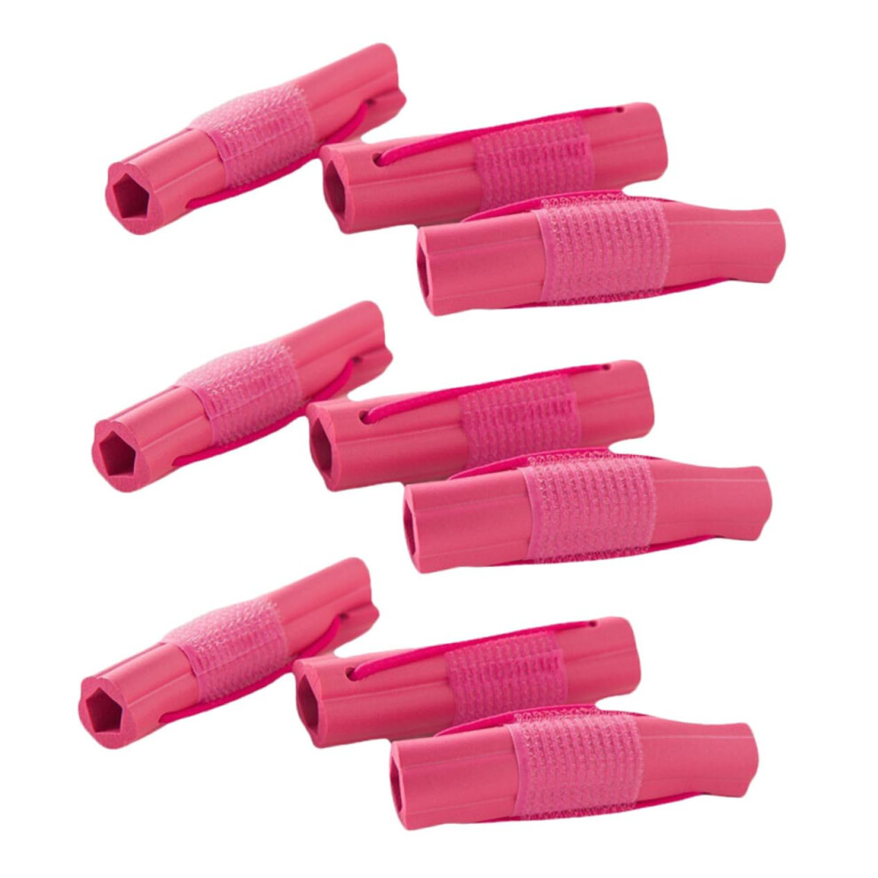 Sponge Hair Rollers Set 18pcs Small Self Grip Heatless Curlers for Women Overnight Styling Reusable