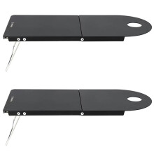 2X FIREMAPLE Ultraleichter Tisch, Tragbarer, Faltbarer Schreibtisch Aus Aluminium für Solo-Wanderungen, Camping, Reisen, Gasbrenner-Rack-Tisch
