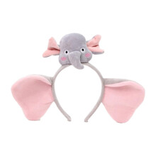 Cartoon Plush Headband with Playful Elephant Design for Women and Girls, Soft and Elastic for Parties and Daily Wear