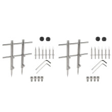 2 Set Camera Lens Openning Repairing Tool Kit 10-100mm Lens Repair Set with 3 Tips + Screws + Hexagon Wrench