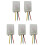 5X 1-480Min Timer Adjustable Disconnect Delay Controller AC110V 220V Power- Delay OFF Relay  7A Voltage Output B 1