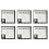 6X HT-RA62 LoRa Series Module SX1262 Secondary Development Supports LoRaWAN Protocol 868-915MHz 1