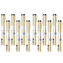 12 Pieces Wood Turning Pen Set with Refills Rotating Pen Kit for Wood Turning Bulk Lathe Turning Supplies for Pen Making