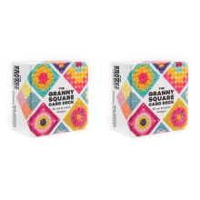 100PCS Mix & Matchs Design the Granny Square Card Decks,Knitting Kit for Adults