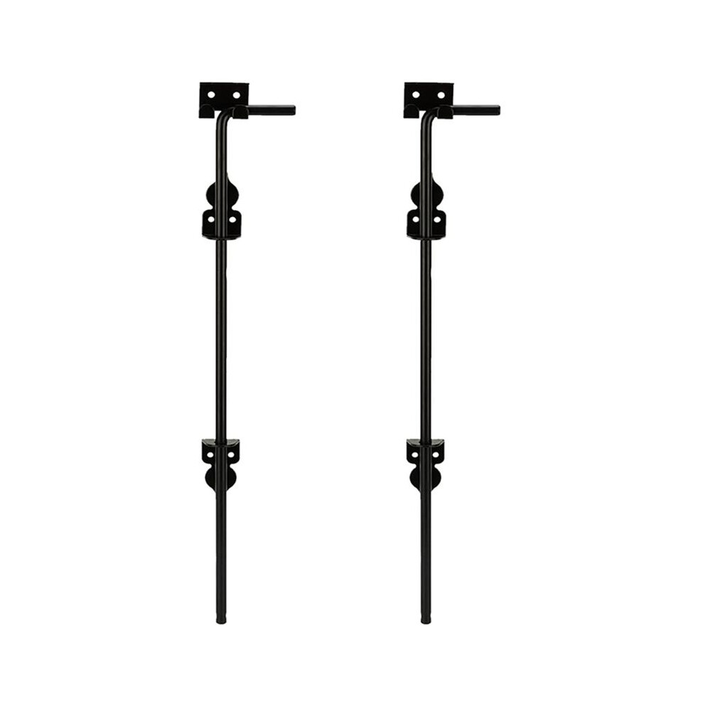 2Pcs 18Inch Cane Bolt Heavy Duty Gate Drop Rod, Hardware Ground Gate Stopper Gate Hardware, Cane Bolts 6031995458402