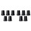 10X EQ Rotary Knob Replacement Equalizer Potentiometer Fader Knobs Push Rod Cap, Knob Cap-F 2