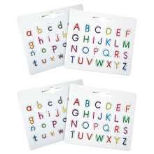 4Pcs Magnetic Alphabet Trace Board Double Sided Upper & Lower Case Letters Writing Practice Kids Learning Toy
