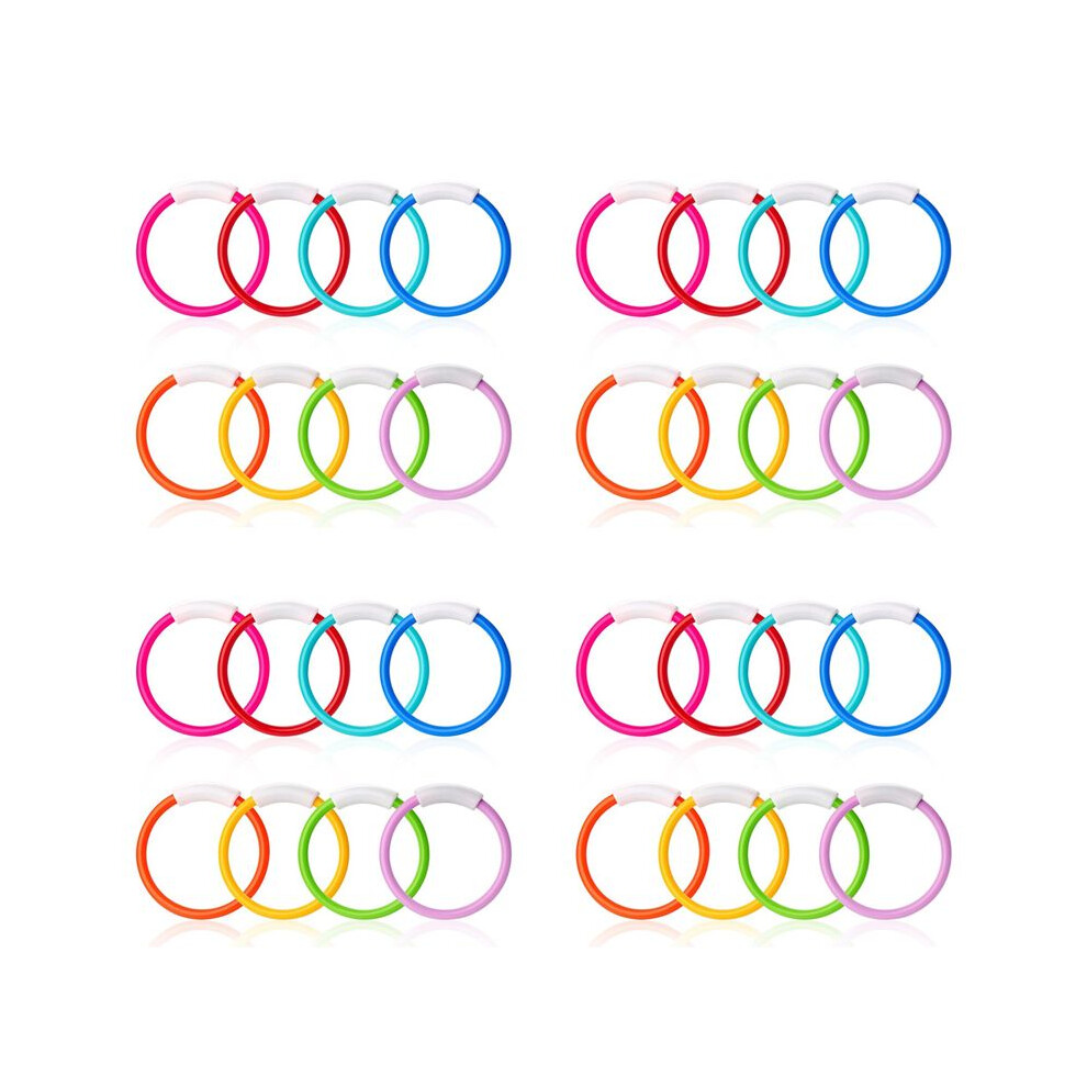 Photos - Pools Accessory 32PCS Dive Rings Pool Toys, Colorful Pool Rings for Kids, Underwater Training, Swimming Pool Dive Ring Toy for Kids