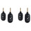 2X A8 Trådlöst Gitarrsystem Uppladdningsbart UHF-Ljud Trådlös Sändarmottagare för Gitarrbas Violintangentbord 1