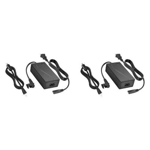 2X Adjustable Bed Base Power Supply Adapter,Electric Bed Power Supply Replacement Power Cord Kit US Plug 1