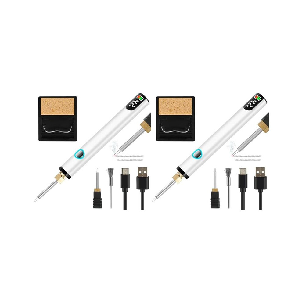 2X Rechargeable Thread Burner Kit For Jewelry Making,Digital Thread Zapper Tool,Leather ,Weaving & Stringing B 6033514710732