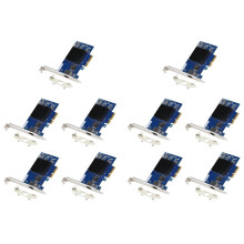 10X PCI-E-Netzwerkkarte PCI-E X4 Single-Port 10G Gigabit Server-Netzwerkkartenadapter AQC107 Ethernet NIC für Desktop