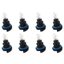 8Pcs Front Daytime Running Light Bulb with Base for 3008 5008 C5 12V 24W 6216F6 89072904 PH24W