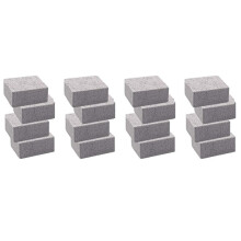 8Pack Grill Griddle Cleaning Brick Block,Grill Cleaning Brick,for Flat Tops, Griddles, Grills - Natural Lava Pumice Rock