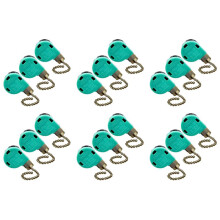 18x Interruptores de Ventilador de Techo 3 Velocidades 4 Cables Zing Oreja ZE-268S6 Interruptor de Cadena de Tracción del Ventilador Control de
