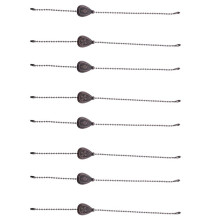 8 Stück Bronze Deckenventilator Pull Chain Set, Dekorative Fan Pull Chain Anhängerverlängerung, Beleuchtung und Fan Perlen Fan Pull